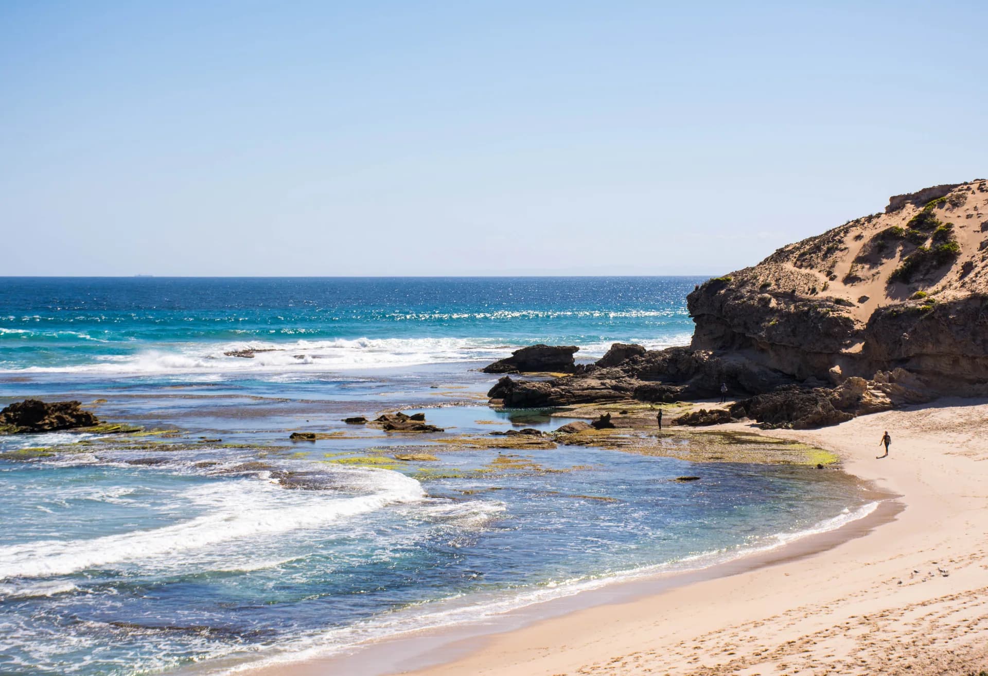 Sorrento Back Beach on Victoria's Mornington Peninsula at golden hour