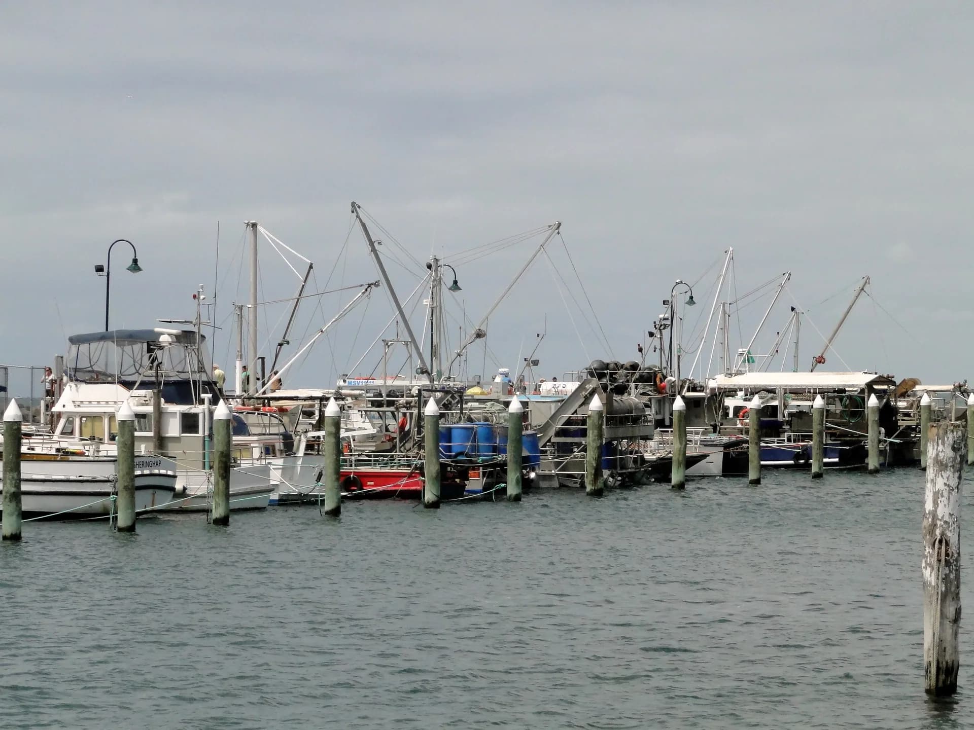 Portarlington pier and boats on Victoria's Bellarine Peninsula