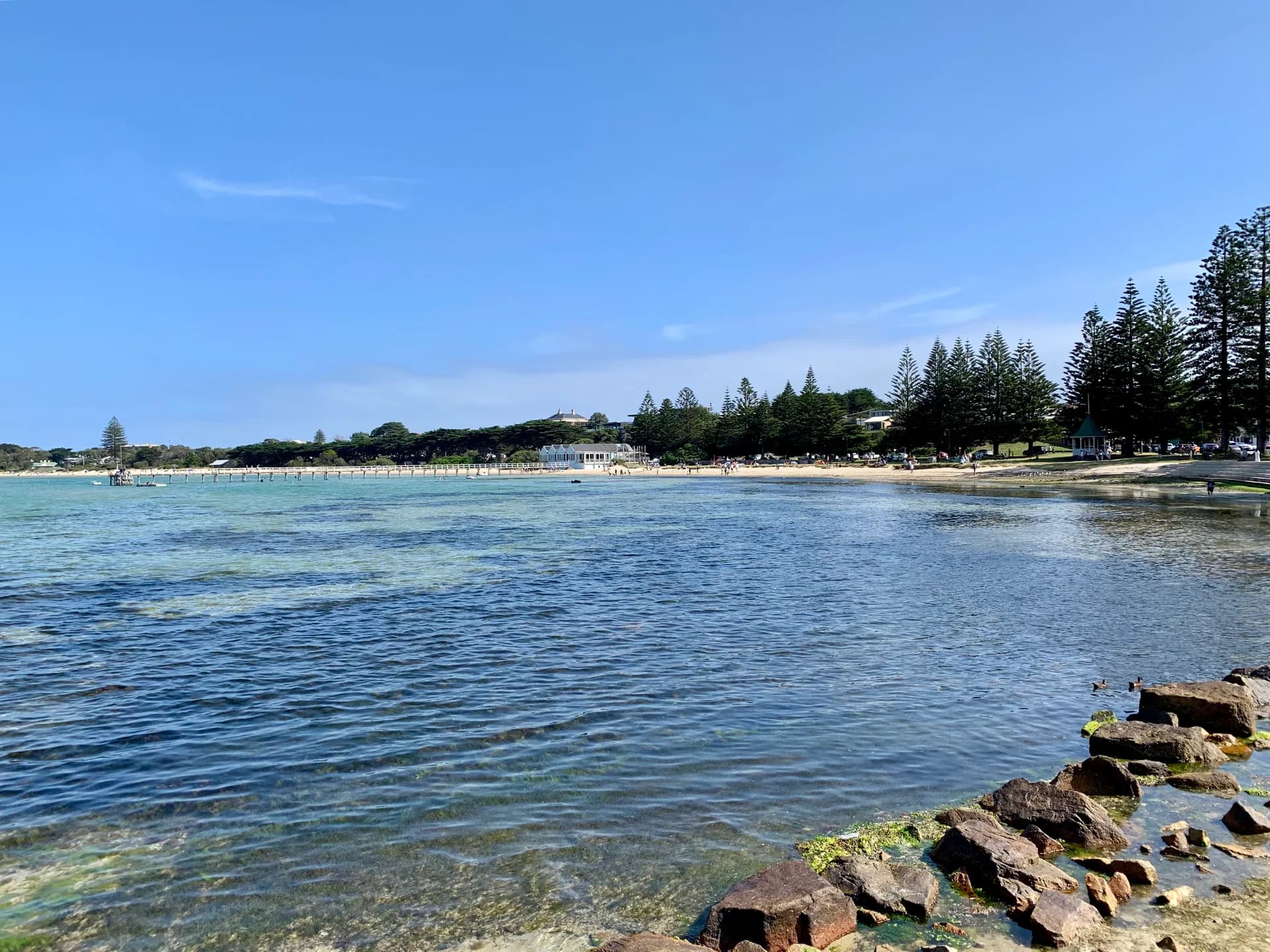 Sorrento foreshore on Port Phillip Bay, Victoria